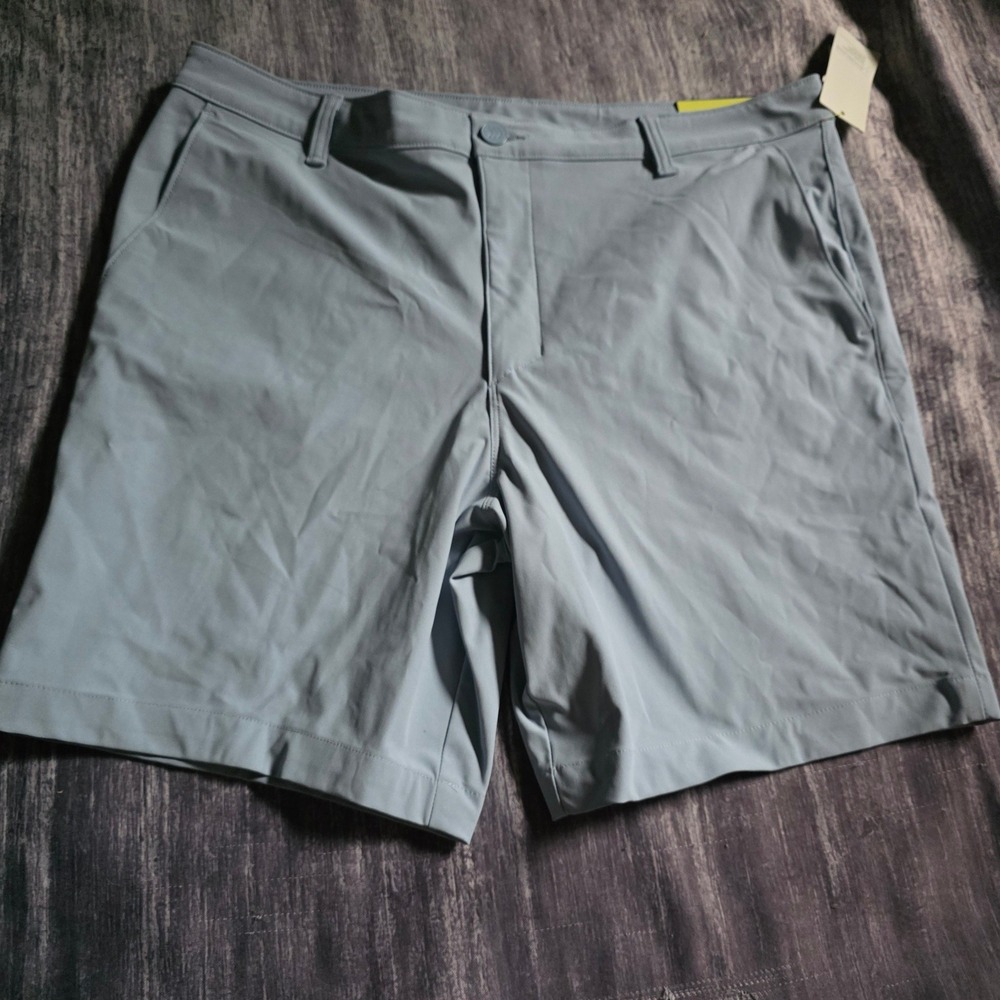All in Motion Mens 360 Lifestyle Golf Shorts Blue UPF 50 Quick Dry Unlined NEW